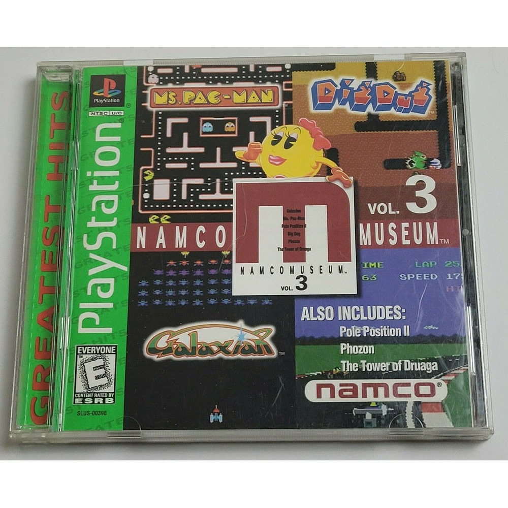 NAMCO MUSEUM VOLUME 3 SONY PLAYSTATION 1 GAME PS1